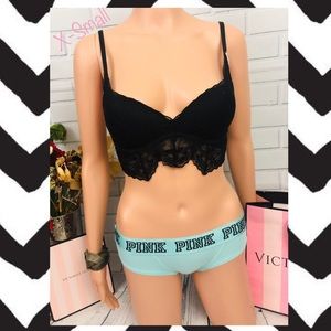 VS Pink Hipster Underwear & Bralette Set